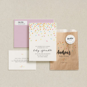 Sweet Baby Sprinkle nodigt uit Kaart