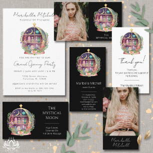 Magische etherische oliën Apothecary Yoga Boho Fot Visitekaartje