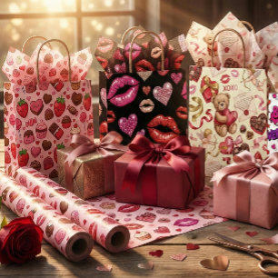 Dromerige Parijse Romance: Eiffeltoren Inpakpapier Vel