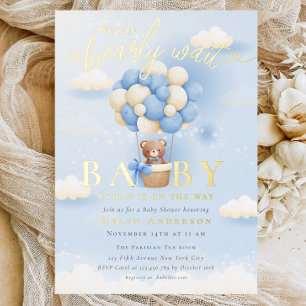 Schattigee baby Naam Beer op Cloud Romper