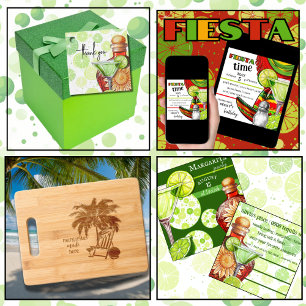 Lime   Margarita Happy Hour   Partij Kaart