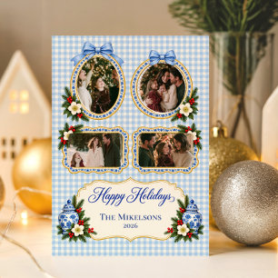 Chinoiserie Coquette Kerstmis Rubberstempel
