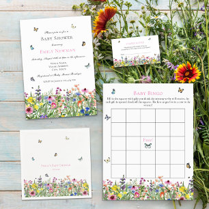 Budget Summer Wildflower Baby shower