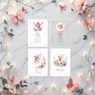 Fairy Garden Foto Bedankkaart