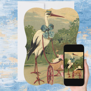  Victoriaans opslagplaats met Baby shower voor het Kaart