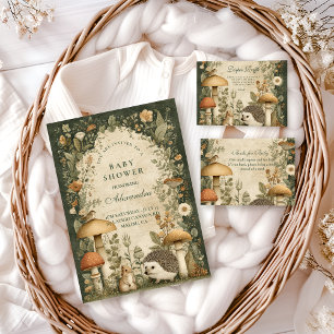 Klassieke Woodland Paddenstoel Baby Shower Servet