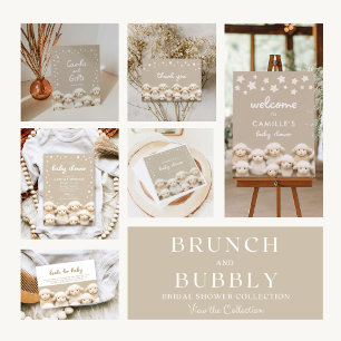 Schapen Genderneutrale uitnodiging voor Baby showe