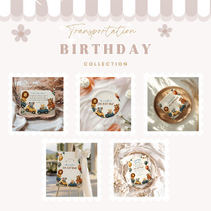 Twee snelle safari dieren 2e verjaardag servet