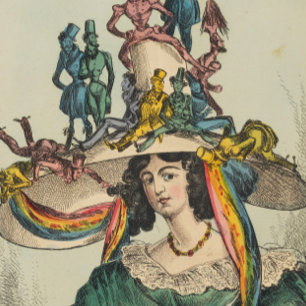 Lady - Party Pet Folie Feestdagen Briefkaart