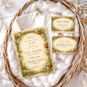 Woodland Apple Storybook Luier Raffle Informatiekaartje