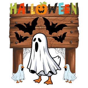 Grappige Halloween Briefkaart
