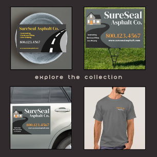 Driveway Sealing - Asfalt Paving Reparatie T-shirt