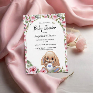 Papier Bord voor baby shower met schattig design.