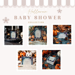 Heldere Gotische Halloween Baby Shower Servet