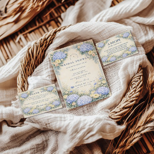 Stofblauwe Hortensia Tuin Bruidsdiner Servet