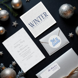 Sneeuwvlok Winter Kerstpatroon Etiket