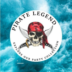 Pirate 50th Birthday Party Invitation Kaart