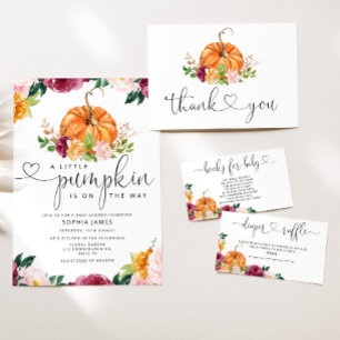 Floral pompoen raden hoeveel snoepjes kaart