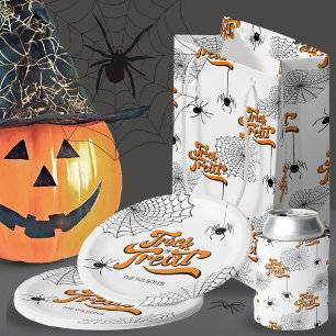 Trick or treat Typografie met Spiders ID680 Kaart