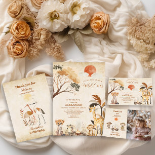 Foto Tropical Safari Wild Een Oerwoud Dieren Bedankkaart