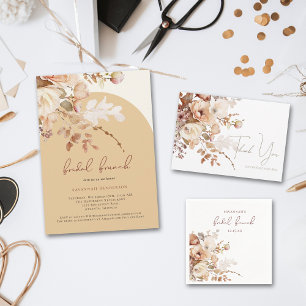 Elegant warm blush bloemig Vrijgezellenfeest Servet