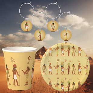 Feest over het Nijl Egyptische thema Kaart