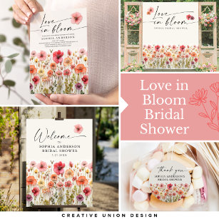 Liefde in Bloom Vrijgezellenfeest Ronde Favor Stic Ronde Sticker
