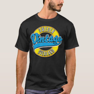 Svealand zweden  stijl t-shirt