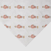 Sven met Dala Horse en Chisel Tissuepapier (Detail)