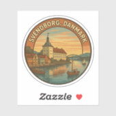 Svendborg Denemarken Kasteel Sticker (Vel)