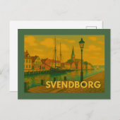 Svendborg Denmark Castle Briefkaart (Voorkant / Achterkant)