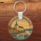 Svendborg Denmark Castle Sleutelhanger (Voorkant)