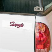 Svenja roze Aufkleber Sticker (Op Truck)