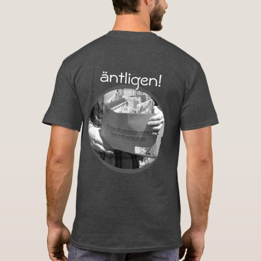 Svensk/Swedish Pension T-shirt (Achterkant)