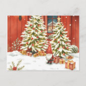 Svensk tomte. Jul kort Briefkaart (Voorkant)