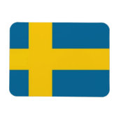 Svenska flaggan magneet (Horizontaal)