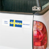 Svenska, IMMIGRANT, SEMI-LEGAL Bumpersticker (Op Truck)