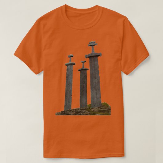 Sverd i fjell Stavanger Noorwegen T-shirt (Design voorkant)