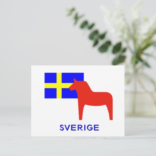 Sverige Briefkaart (Staand voorkant)