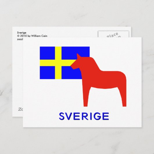 Sverige Briefkaart (Voorkant / Achterkant)