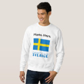 Sverige en Vlag Personalized Trui (Voorkant volledig)