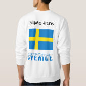 Sverige en Vlag Personalized Trui (Achterkant)