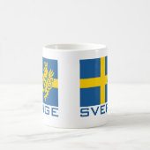 Sverige Flag Koffiemok (Center)
