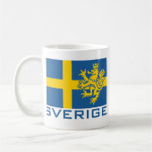 Sverige Flag Koffiemok (Links)