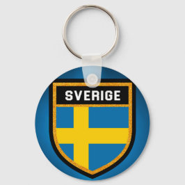 Sverige Flag Sleutelhanger