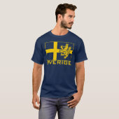 Sverige Flag T-shirt (Voorkant volledig)