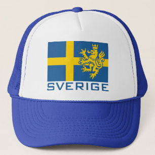Sverige Flag Trucker Pet