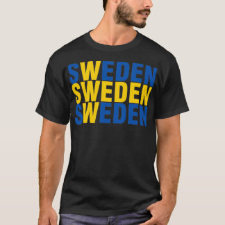 Sverige flagga t-shirt