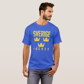 Sverige Hockey T-shirt (Voorkant volledig)