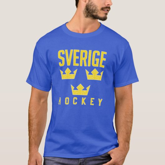 Sverige Hockey T-shirt (Voorkant)